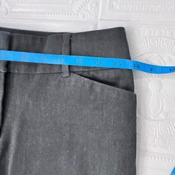 🛍️2 for $25 Sale🛍️ LOFT Curvy Skinny Ankle Dress Pants 2 Gray Stretch OFFICE - Picture 9 of 13